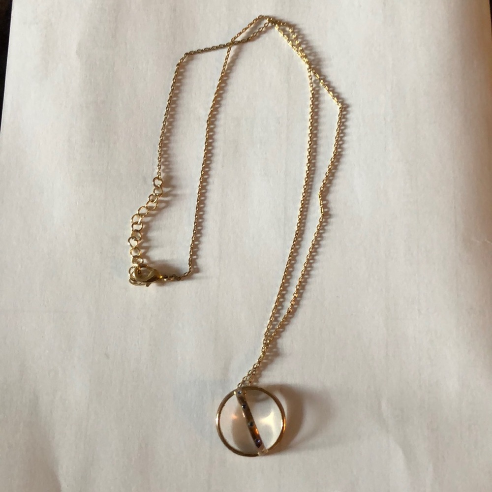 Lili Claspe Gold Vermeil Necklace Blue Stones